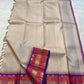 Biscuit Kattam Amethyst Purple — Pure Silk Kanchipuram
Biscuit-beige micro-checks with orange korvai borders & amethyst-purple pallu ✨
Silk Mark Certified • Antique Zari Weave • Ships in Two Weeks • Free Shipping within USA