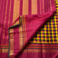 Manjal Maroon Kattam – Pure Kanchipuram Silk Saree
Mustard & Maroon Body with Traditional Multi-Color Checks
Korvai Borders with Floral-Star Zari & Temple Tips
Grand Maroon Pallu with Gold Zari Stripes & Tassels
Silk Mark Certified | ships in 2 weeks