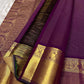 Purple Vairaoosi – Pure Kanchipuram Silk Saree
Classic purple body woven in the timeless Vairaoosi pinstripe technique ✨
Grand antique-gold korvai borders with rosettes & chevron weave. Silk Mark Certified, delivery in 2 weeks