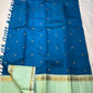 Vasantha Neelam — Teal Korvai Kanchipuram Pure Silk Saree


Peacock-blue body with gold muthu buttas · Mint-pistachio korvai border & pallū

Handloom Kanchipuram • Contrast running blouse included

Silk Mark Certified

Free Shipping within USA, 2 weeks