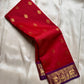 Swaram Scarlet Symphony
Lightweight Kanchipuram Silk Saree
Scarlet Red with Royal Purple Temple Zari