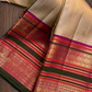 Mridula — Soft Biscuit Brown Kanchipuram Silk Saree
Biscuit-gold body with coin buttas, rani-green rettai pettu border & royal-purple brocade pallu
Silk Mark Certified ✅ • Ships in 1 Week • Free USA Shipping 🇺🇸blouse stitching available