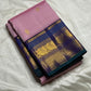 Preethi Varisaipet — Pure Silk Kanchipuram Saree
Dusty rose lilac body with gold zari buttas ✨
Navy korvai borders & violet brocade pallu
Silk Mark Certified ✅ | Free USA Shipping 🇺🇸 | Ships in 2 Weeks