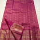 Kanakamalli — Pure Kanchipuram Silk Saree
Rani rose / magenta silk with vertical zari lines & gold peacock borders
Silk Mark Certified • Blouse Stitching Available ($30) • Free Shipping within USA • Ships in Two Weeks
