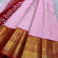 Petal Flame ✨ – Pure Kanchipuram Silk Saree in Pastel Pink with Gold Zari Buttas
Korvai Contrast Red Border with Intricate Paisley & Floral Zari Weave
Grand Gold Zari Pallu with Traditional Brocade & Ornamental Motifs
Silk Mark Certified | Fall & Pico