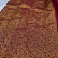 Lakshmi Kodi — Sindoor Red Pure Silk Kanchipuram
With 2g zari creeper vines (kodi) across the body 🌸
Classic gold kaddi borders & grand brocade pallu ✨
Perfect festive drape for Diwali, weddings & temple wear 🪔
Silk Mark Certified • Free Shipping