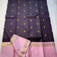 Rose Twilight – Pure Kanchipuram Silk Saree
Pastel Rose-Pink border with Golden Zari Weaves
Deep Plum-Violet Base Scattered with Gold Buttas
French Rose Rettapet Border in Lustrous Zari

Silk Mark Certified, delivery in 2 weeks