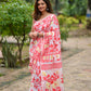 Jamdhani muslin silk saree and blouse set