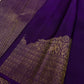 Lotus Glow — Violet | Pure Kanchipuram Silk Saree
A royal violet canvas with antique-gold zari peacocks, elephants & lotus motifs ✨
Silk Mark Certified • Free USA Shipping • Ships in Two Weeks