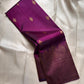 Svaroopam Violet
Regal Violet Kanchipuram Silk Saree
Antique Gold Zari-Woven Temple Grandeur