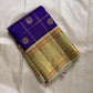 Amethyst Mayil Chakram – Pure Kanchipuram Silk Saree
Zari Kattam Checks with Peacock Motifs
Deep Violet Body with Golden Zari Detailing
Light Green Borders with Paisley Weaves

Silk Mark Certified, delivery in 2 weeks