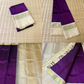 ilaa 💜✨ – Deep Purple & Royal Ivory Silk Saree
Exquisite deep purple paired with serene royal ivory accents.
Intricate 3G zari work with delicate turquoise silk thread highlights.
Vanasringaram-style border with Seer Pallu for traditional elegance.