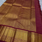 The festive red in its full glory !! ❤️

Pure silk Kanchipuram red saree with stripes and bavanji border
