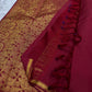 Lakshmi Kodi — Sindoor Red Pure Silk Kanchipuram
With 2g zari creeper vines (kodi) across the body 🌸
Classic gold kaddi borders & grand brocade pallu ✨
Perfect festive drape for Diwali, weddings & temple wear 🪔
Silk Mark Certified • Free Shipping