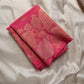 Vilva 🌸 – Pink Pure Kanchipuram Silk Saree with Golden Zari Leaf Motifs, Ornate Floral Border & Paisley Pallu | Silk Mark Certified

A pure silk Kanchipuram in a soft, elegant pink, Vilva is adorned with delicate golden zari leaf motifs.
