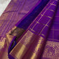 Amethyst Gandaberunda Kamalam – Pure Kanchipuram Silk Saree

Amethyst Purple Body with Zari Kattam Checks & Lotus Buttas

Grand Antique-Gold Borders with Gandaberunda & Peacock Motifs

Purple Zari Brocade Pallu

Silk Mark , ships in 2 weeks