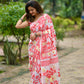 Jamdhani muslin silk saree and blouse set