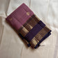 Midnight Blue & Mauve — Pure Silk Kanchipuram

Mauve body with pin-stripes & zari coin buttas ✨

Midnight-navy korvai borders with gaja panels 🌸

Grand navy brocade pallu with tassels 🪔

Silk Mark Certified • Free Shipping USA • Ships in Two Weeks ✅
