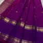 Vadamalli Chakra Butta – Pure Kanchipuram Silk Saree
Regal vadamalli (rani-purple) body with gold zari chakra buttas all over
Triple-line floral zari borders with intricate brocade strip & rich pallu
Silk Mark Certified | ships in 2 weeks