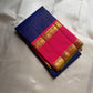Andal Neelam Kattam — Pure Silk Kanchipuram
Royal neelam-blue body with antique-gold micro kattam checks ✨
Rani-pink korvai borders with kasu zari & grand zari pallu 🌸
Perfect festive drape for Diwali, weddings & temple occasions 🪔
Silk Mark Certified •