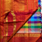 Ratna Mala ✨ – Pure Kanchipuram Silk Saree
Multicolor Checked Body in Vibrant Jewel Tones
Deep Red Korvai Border with Gold Zari Weaving
Grand Red Zari Brocade Pallu with Traditional Motifs
A Regal Handwoven Drape – Perfect for Weddings & Festive Wear!