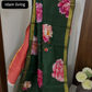 Peonies in Pachai – Forest Green Pure silk printed  Kanchipuram 🌿🌸

Oversized Peony Florals in Pink, Magenta & Lilac 🌸

Antique-Gold Zari Borders | Coral Contrast Blouse 🧵

Silk Mark Certi ✅ | Fall & Pico Done ✅

Free Shipping within USA 🚚 | 2  weeks