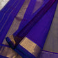Periwinkle Neelam – Slate Blue & Violet Pure Kanchipuram Silk Saree ✨
Featuring gold leaf buttas, vaira-oosi chevron borders & royal violet pallu 💛
Silk Mark Certified ✅ | Ships in Two Weeks | Free Shipping within USA 🇺🇸