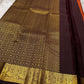 Rust Orange Paisley — Pure Silk Kanchipuram Saree
Rust-orange body with gold coin buttas & grand paisley motif, deep coffee borders with peacock zari panels & temple edge.
Rich zari pallu, contrast blouse; Silk Mark Certified ✅ Free USA Shipping 🇺🇸 Ship