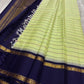 Cardamom veldhari Stripes – Pure Silk Kanchipuram Saree
Refreshing Cardamom Green Body with Stripes 🌿
Deep Purple Contrast Border in Rich Zari Weave ✨
Temple Motif Edging & Grand Lattice Pallu
Silk Mark Certified | ships two weeks