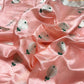 Blush Pink Pure Silk Chanderi Saree ✨ – Silver Zari Buttas, Pastel Silver Border with Gold Selvedge – Silk Mark Certified, Fall & Pico Done, Blouse Stitching Available, Free USA Shipping