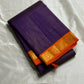 Amara Vairaoosi – Kanchipuram Pure Silk Saree ✨
Purple Vairaoosi Body with Fine zari Pinstripes
Striking Orange Korvai Zari Border
Molten Orange Grand Zari Pallu

Silk Mark Certified, delivery in 2 weeks