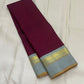 Deep Ruby Dove Grey – Pure Silk Kanchipuram Saree
Korvai Weave with Elegant Contrast Borders
Golden Zari detailed Pallu
Silk Mark Certified | Fall & Pico Done | Blouse Stitching Available ($30)