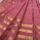 vasantham  pink – Handwoven Kanchipuram Silk Saree
A poem in pink silk. The body glows in a serene rose pink, softly accented by delicate gold vertical lines and dainty gold zari buttas that glint like little blessings.