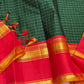 Verdant Blaze Korvai – Pure Silk Kanchipuram Saree
Deep Green Checked Body with Contrast Red Border ✨
Mustard Selvedge Highlight for a Striking Edge 🌼
Rich Gold Zari Borders & Traditional Korvai Weave 💛
Silk Mark Certified | ships in2 weeks