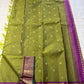 Pachai Mayura Butta – Pure Silk Kanchipuram Saree

Leaf-green body with gold floral and mayura buttas

Magenta korvai border with peacock-vine motifs

Silk Mark Certified | Free Shipping within USA

Ships in 1 Week | Fall & Pico✅ | Blouse Stitching $30