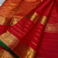 Aruna Kiran Red — Pure Silk Kanchipuram Saree
Crimson body with gold pinstripes, coin buttas & elephant zari borders
Silk Mark Certified • Free USA Shipping • Ships in Two Weeks