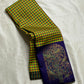 Vriksham ✨
Pure Kanchipuram Silk Saree in Multicolor Checks & Purple
kattam body in yellow, green, red & Rama blue
Royal purple border with zari Tree-of-Life & birds

Silk Mark Certified, delivery in 2 weeks