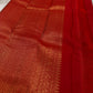 Scarlet Splendor – Pure Kanchipuram Silk Saree
Bridal-Red Body with Petite Gold Zari Buttas ✨
Regal Animal-Panel Border with Intricate Detailing
Grand Red–Gold Brocade Pallu with Lattice Jaal

Silk Mark Certified, delivery in 2 weeks