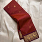 Swaram Lightweight Maroon
Feather-Light Maroon Kanchipuram Silk Saree
Zari-Woven Peacock Medallion Border