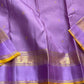 Blooming Lavender — Pure Silk Kanchipuram
Lavender body with oosi-kattam pinstripes, gaja-paisley zari borders & turmeric-gold selvedge ✨
Silk Mark Certified • Antique Zari Weave • Ships in Two Weeks • Free Shipping within USA