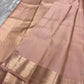 Vibha pastel pink   Pure Kanchipuram Silk Saree Blending the Grandeur of South Indian Weaving with Paithani-Inspired Floral Zari Borders and a Lustrous Rose Gold zari Pallu