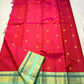✨ Tarakha — Rani-Pink & Mint-Pachai Korvai Kanchipuram ✨
Pure Silk | Gold Zari Surya Buttas | Mint Brocade Pallu | Contrast Blouse
Silk Mark Certified ✅ | Free USA Shipping ✅ | Ships in 1 Week ✅