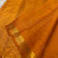 Small Border – Golden Mustard 🌼
Pure Kanchipuram silk in deep golden-mustard with petite zari buttas and floral vines border ✨
Silk Mark Certified • Free USA Shipping • Ships in Two Weeks ✅
