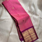 A dazzling blend of pink and purple silk, enriched with golden zari for a look that’s both festive and feminine.