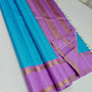 Azure Kattam – Pure Silk Kanchipuram Saree
Aqua Body with Mini Checks (oosi zari  Kattam) ✨
Lilac Contrast Border in Zari Weave
Elegant Pallu with Traditional Zari Panels
Silk Mark Certified ships within  2 weeks