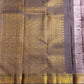 Deep Arakku red butta pure silk Kanjipuram saree with elephant zari and mauve border – view 6