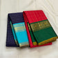 Indigo Teal Kattam – Pure Silk Kanchipuram Saree
Deep Indigo Body with zari Kattam Checks
Teal Contrast Korvai Border with maanga pet and mayil kann border, maanthulir selvedge  , silk mark certified -ships in two weeks