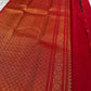 Lotus glow -radiant vermillion red  body with lotus gold zari buttas 🌸
Majestic peacock panel pallu in antique gold jaal and temple border artistry ✨
Silk Mark Certified ✅ | Ships in 2 Weeks | Free Shipping within USA 🇺🇸