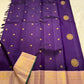 violet Sorgavasal mayil — Pure Silk Kanchipuram Saree
Deep violet body with antique-gold zari chakram buttas and petal-pink brocade mayil (peacock) borders
Silk Mark Certified ✅ • Ships in Two Weeks ✅ • Free Shipping within USA 🇺🇸