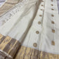Pearl Radiance ✨ – Pure Kanchipuram Silk Saree
Ivory Body with Gold Zari Buttas & Medallions
Traditional Yali & Peacock Motif Zari Border
Grand Zari Pallu with Paisleys & Floral Vines
Silk Mark Certified | Free USA Shipping